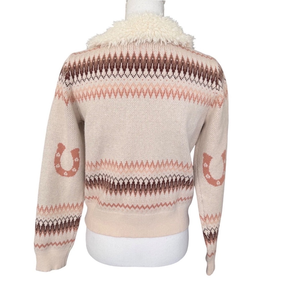 Altr'd State Western Horse Theme Cardigan Sweater Women Small NWOT - Picture 3 of 10